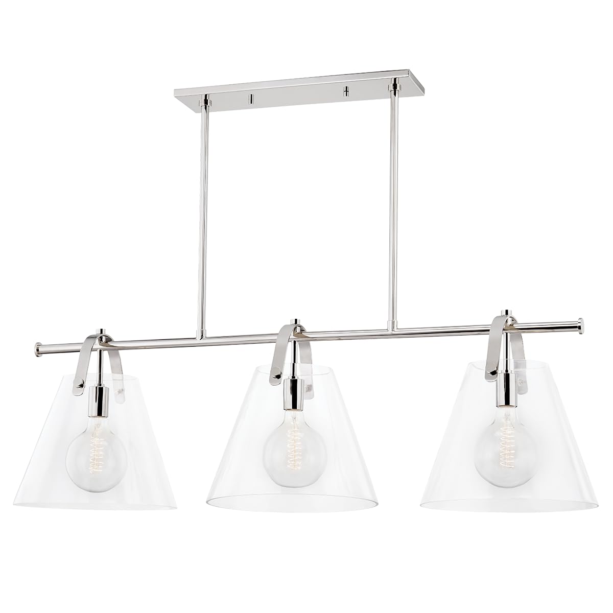 Mitzi Karin 3-Light Linear | Polished Nickel Finish | Made of